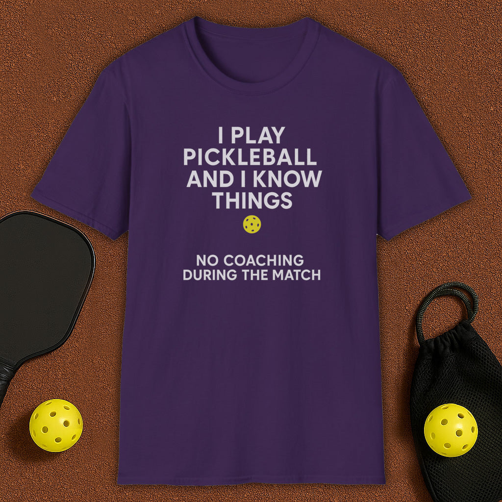 No Coaching Pickleball T-Shirt