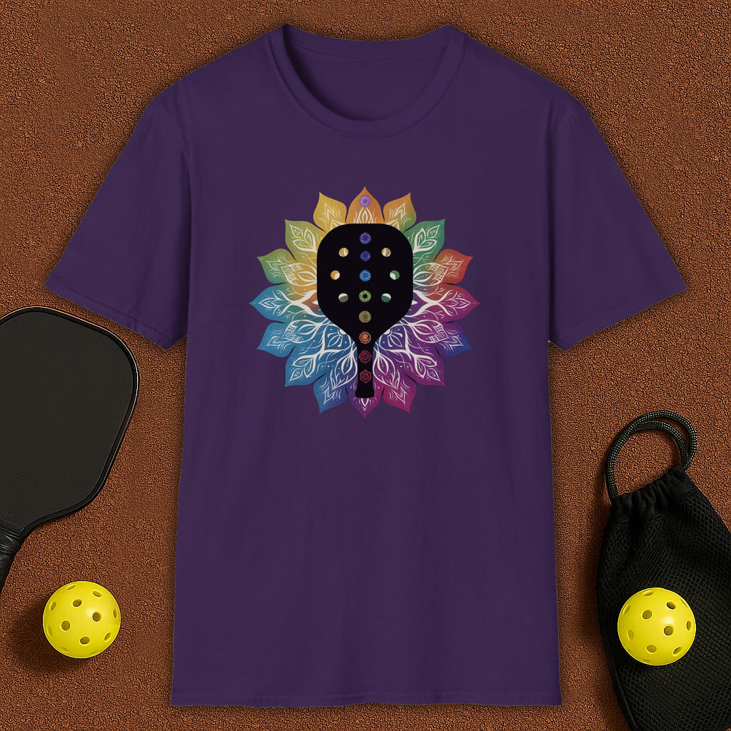 Meditaion Mandala Yoga Pickleball T-Shirt