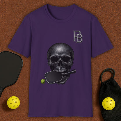 PB Skull Designer Pickleball T-Shirt