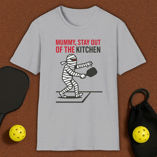 Kitchen Mummy Haloween Pickleball T-Shirt
