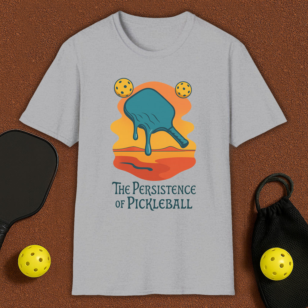 Salvador Dali Style Pickleball T-Shirt