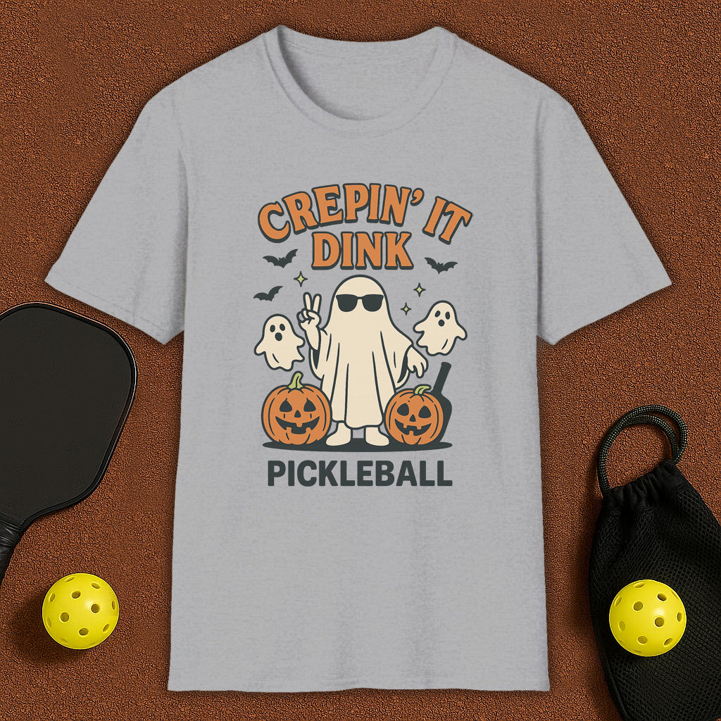 Crepin' It Haloween Pickleball T-Shirt