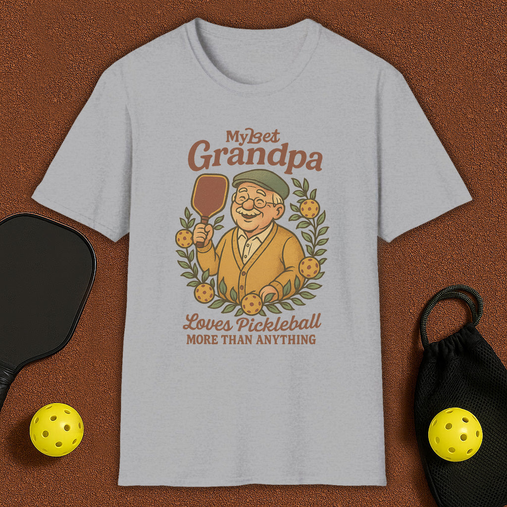 My Best Grandpa Pickleball T-Shirt