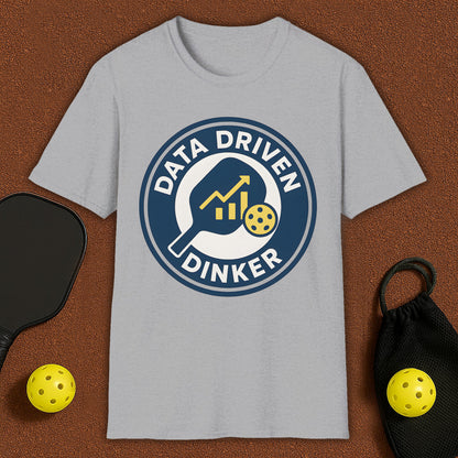 Data Driven Dinker Pickleball T-Shirt