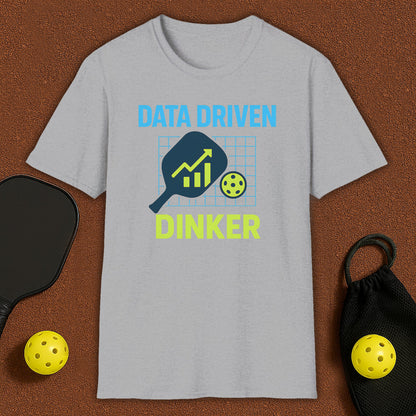 Data Driven Dinker Pickleball T-Shirt
