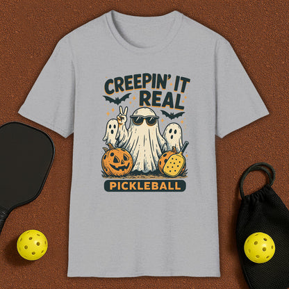 Creepin Haloween Pickleball T-Shirt