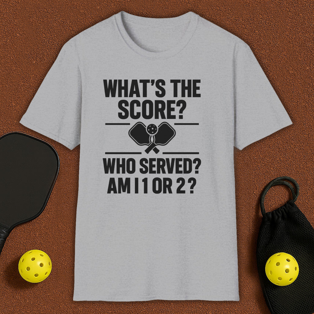 Who Served First?! Pickleball T-Shirt