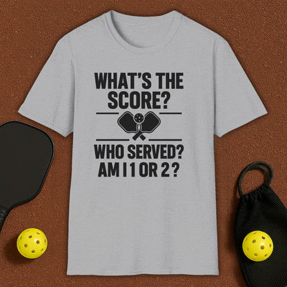 Who Served First?! Pickleball T-Shirt