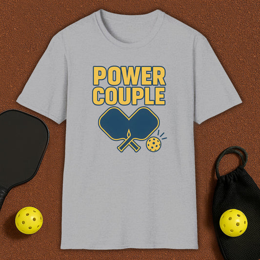 Power Couple Pickleball T-Shirt