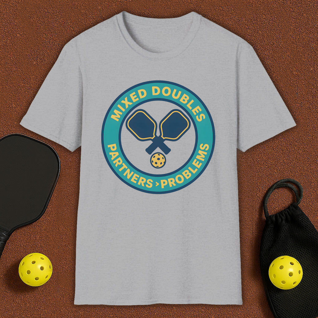 Mixed Doubles Pickleball T-Shirt