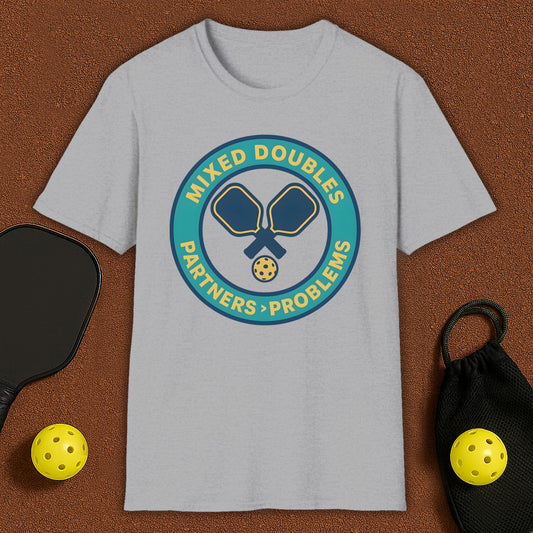Mixed Doubles Pickleball T-Shirt