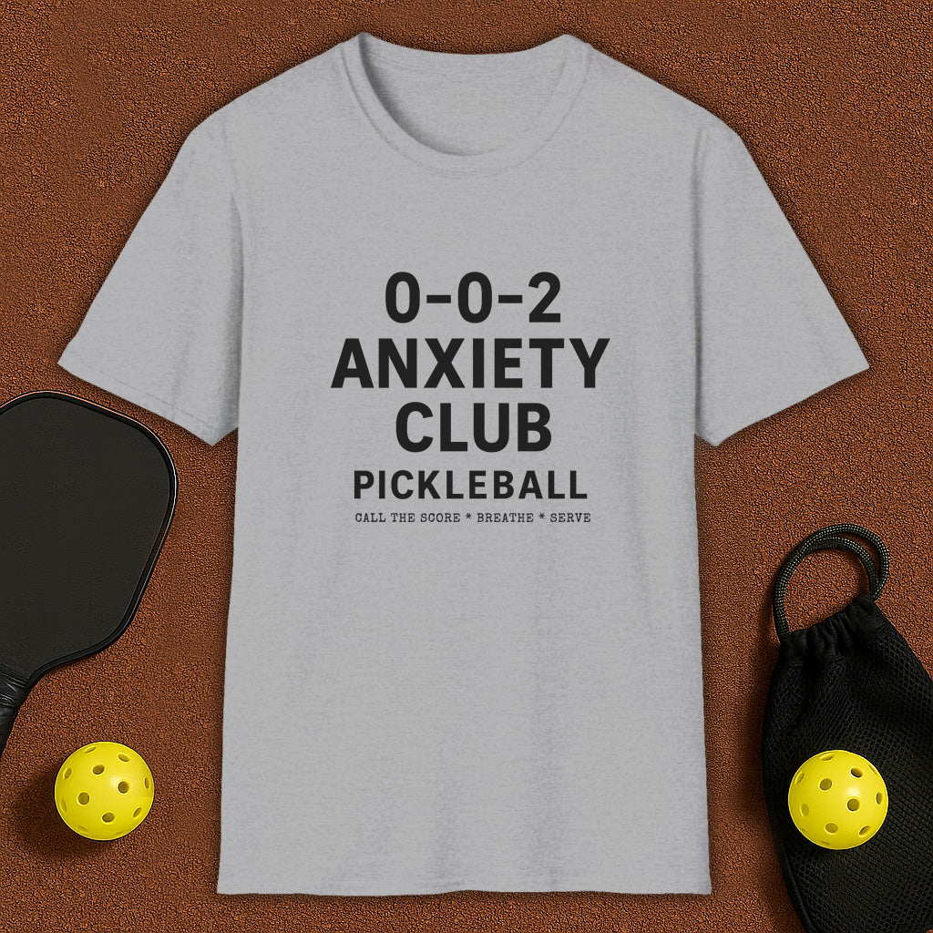 ANXIETY CLUB Pickleball T-Shirt