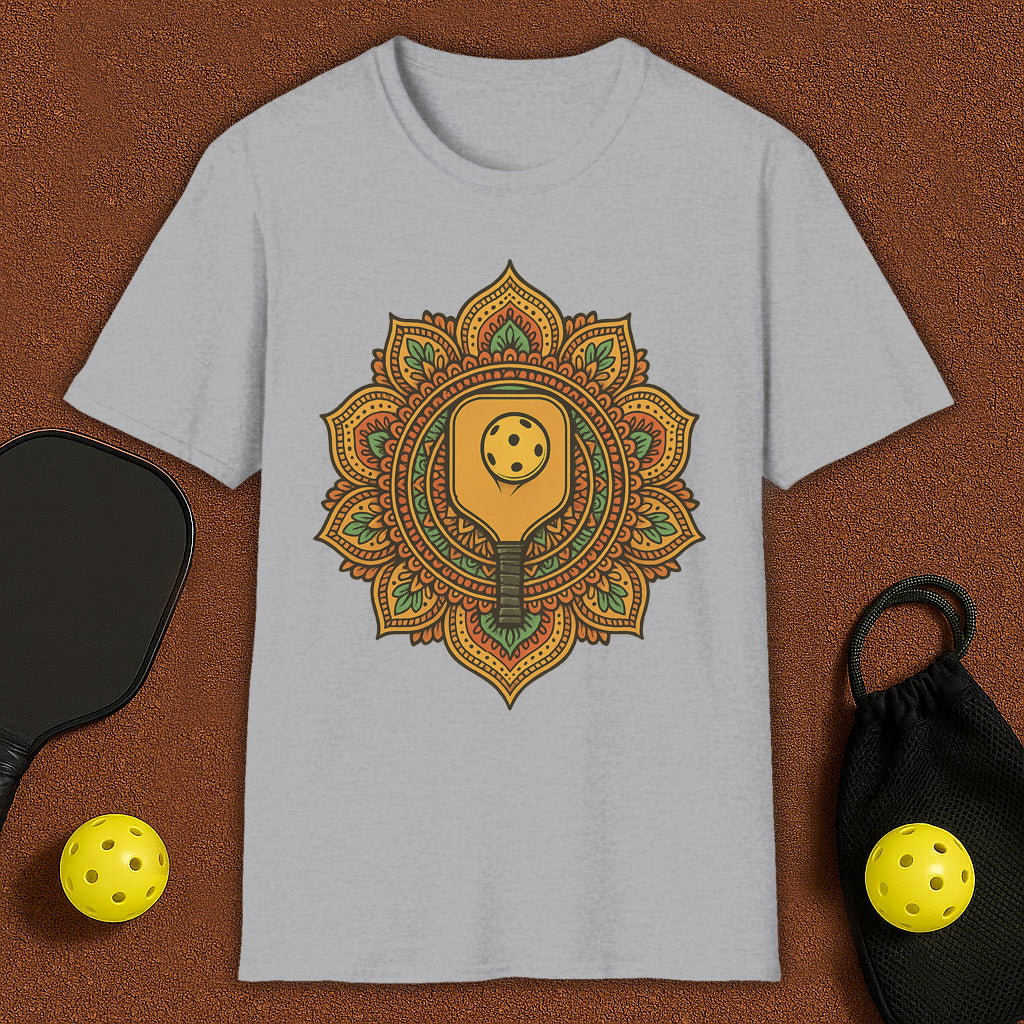 Colorflull Mandala Yoga Pickleball T-Shirt