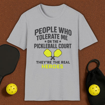 Who Tolerate Me Pickleball T-Shirt