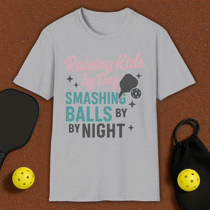Raising Kids By Day Pickleball T-Shirt
