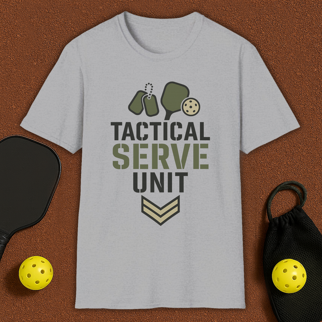 Tactical Serve Unit Pickleball T-Shirt