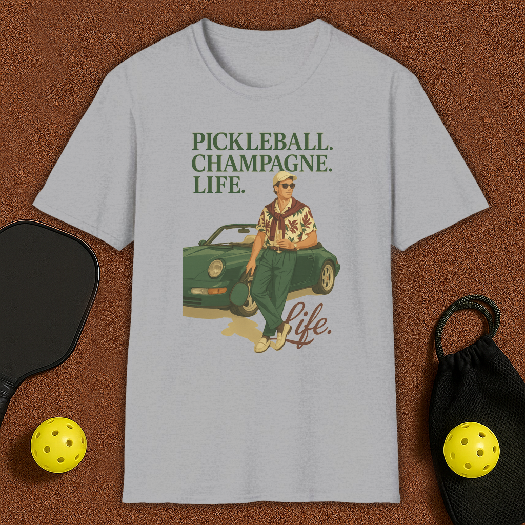 Shampagne, Life, Pickleball T-Shirt