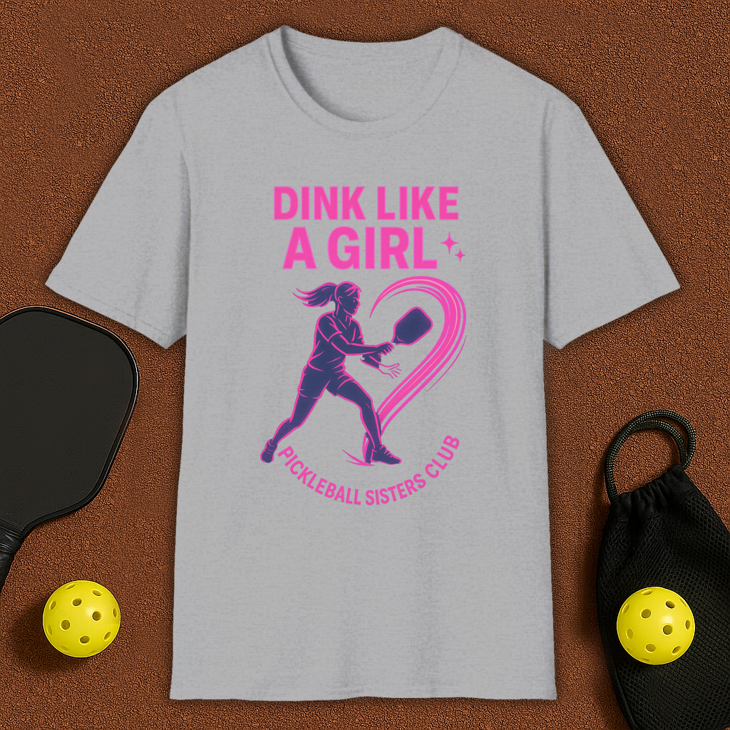 Dink Like A Girl Pickleball T-Shirt