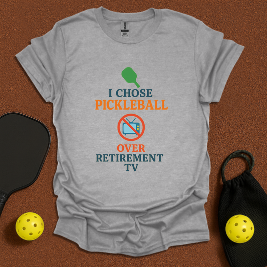 Pikcleball over TV T-Shirt