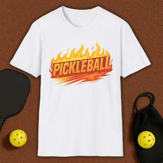 Pickleball Flames T-Shirt