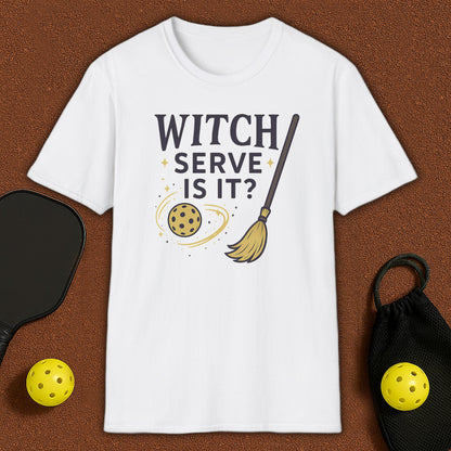 Witch Serve Haloween Pickleball T-Shirt