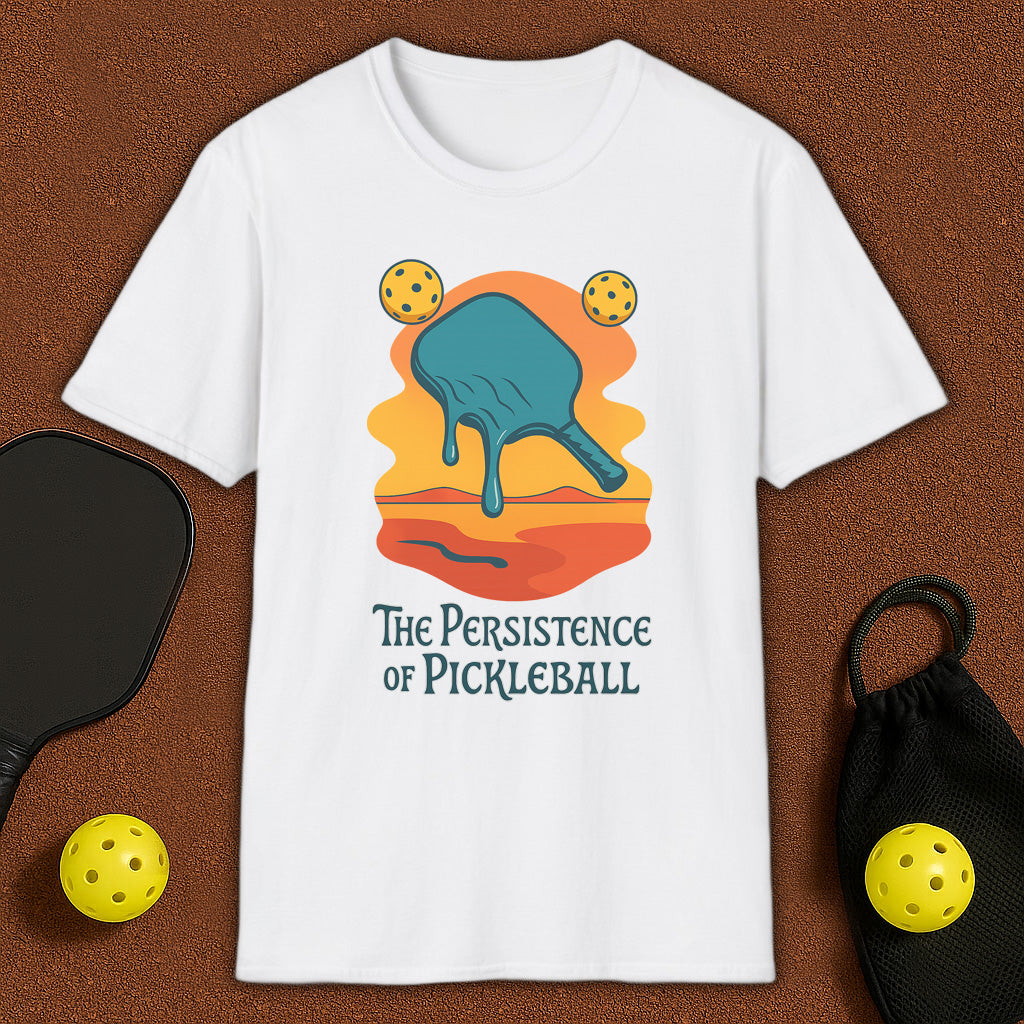 Salvador Dali Style Pickleball T-Shirt