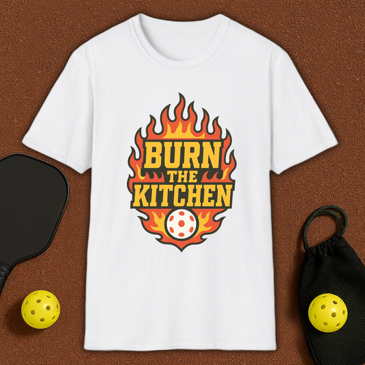 Flames Kitchen Pickleball T-Shirt