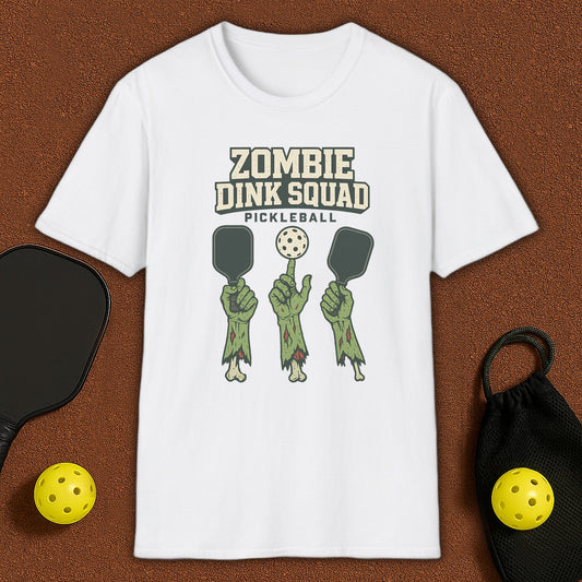 Zombie Squad Haloween Pickleball T-Shirt