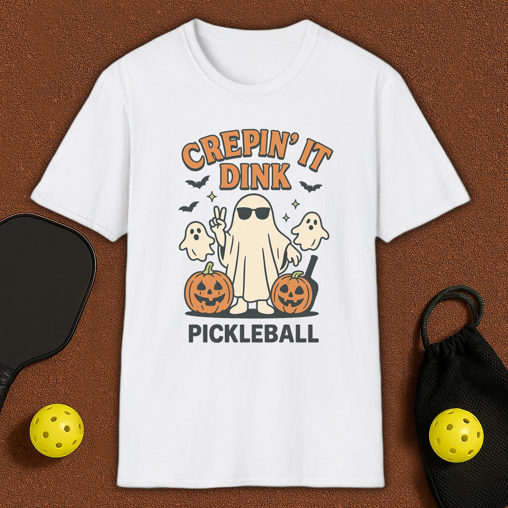 Crepin' It Haloween Pickleball T-Shirt
