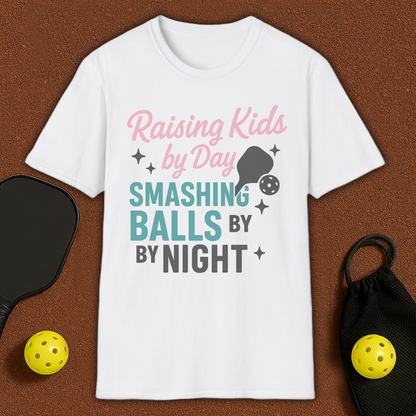 Raising Kids By Day Pickleball T-Shirt