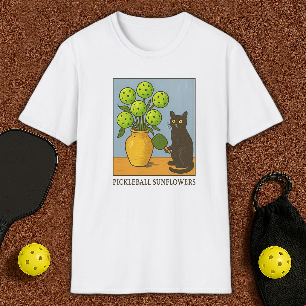Sunflowers Haloween Pickleball T-Shirt
