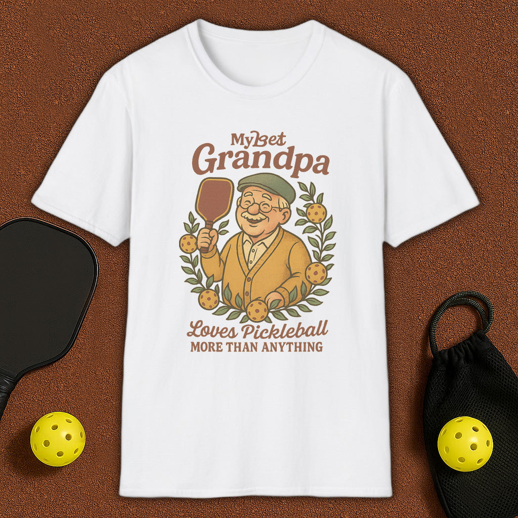 My Best Grandpa Pickleball T-Shirt