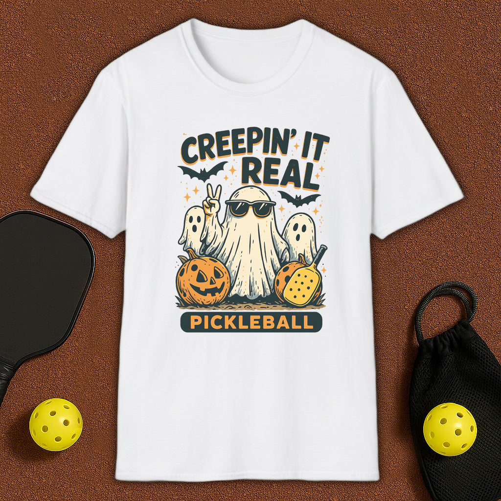 Creepin Haloween Pickleball T-Shirt