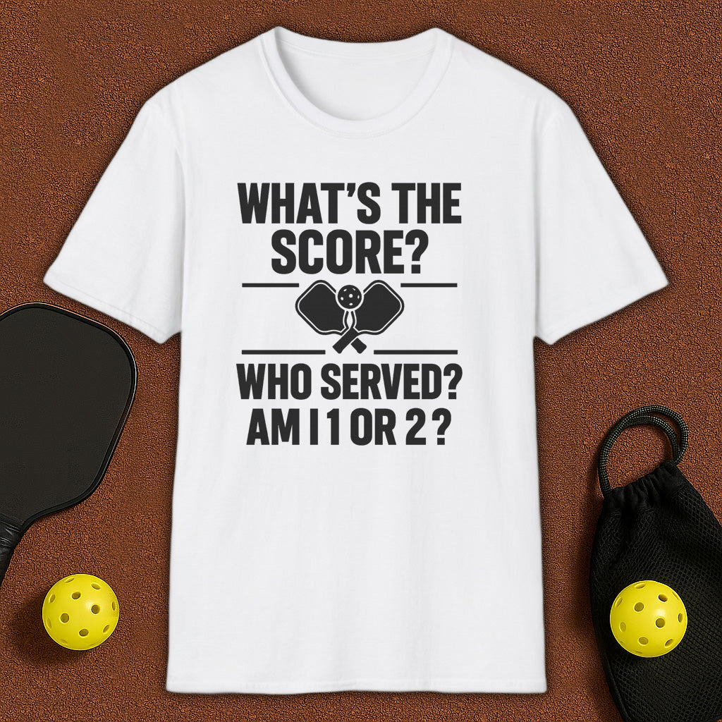 Who Served First?! Pickleball T-Shirt