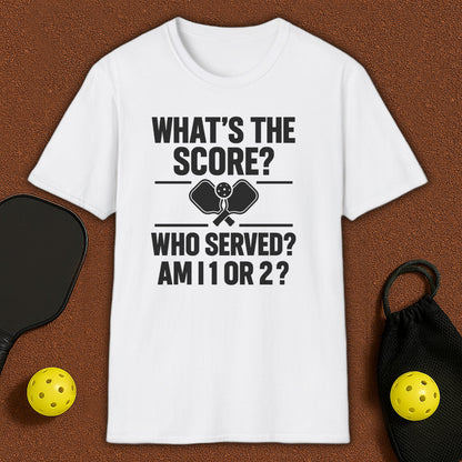Who Served First?! Pickleball T-Shirt