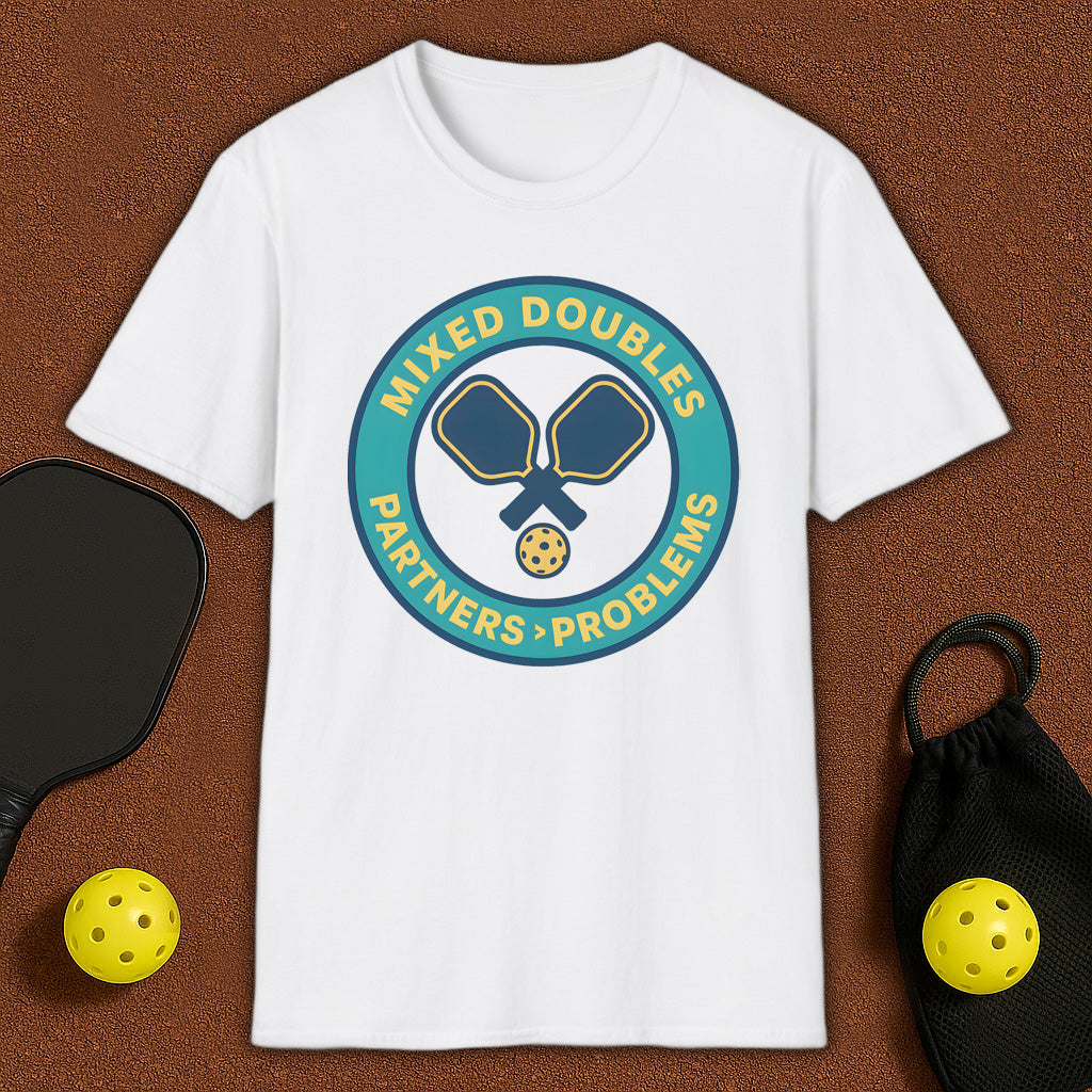 Mixed Doubles Pickleball T-Shirt