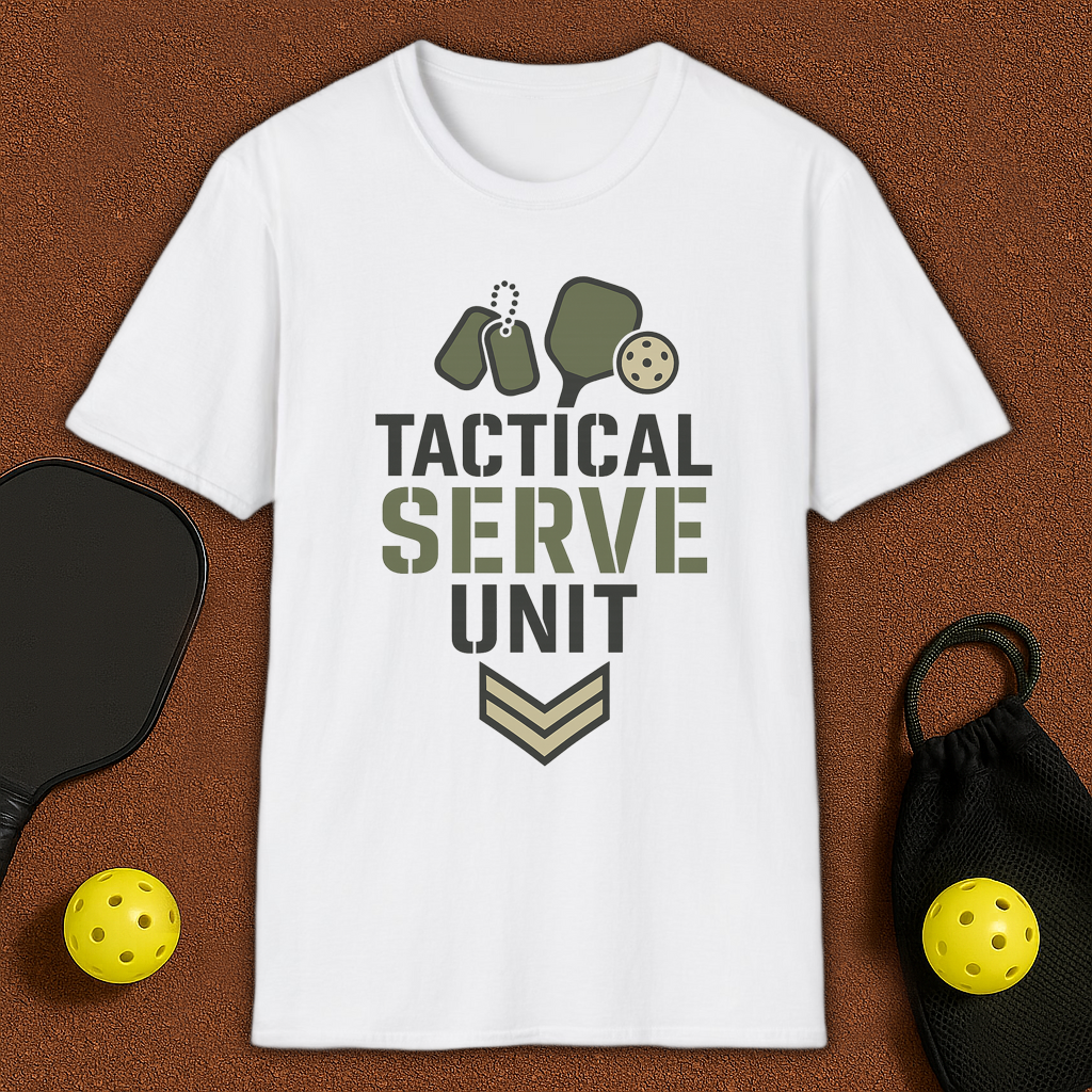 Tactical Serve Unit Pickleball T-Shirt