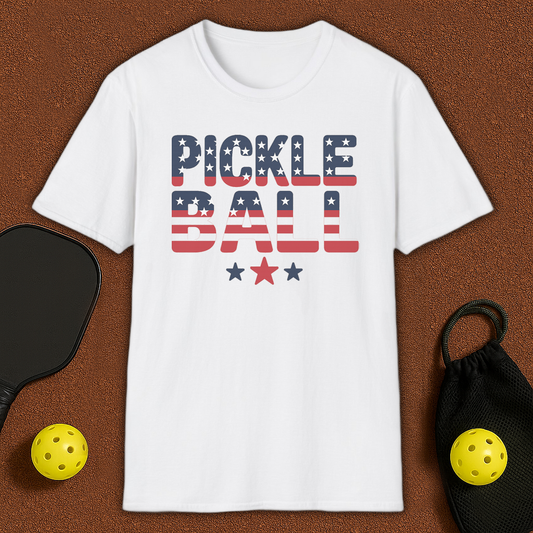 FLAG USA Pickleball T-Shirt