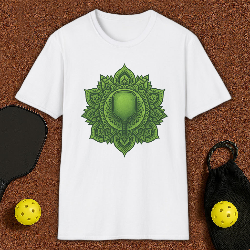 Pickle Mandala Yoga Pickleball T-Shirt