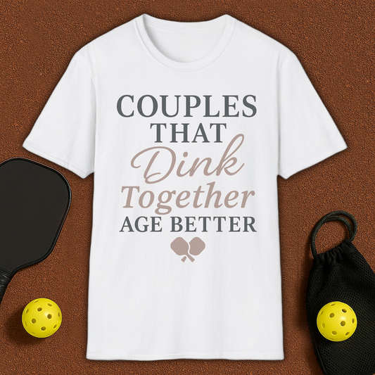 Couples that Dink Together Pickleball T-Shirt