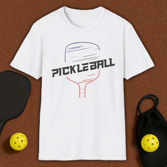 Minimalistic USA Pickleball T-Shirt