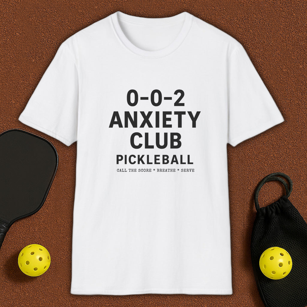 ANXIETY CLUB Pickleball T-Shirt