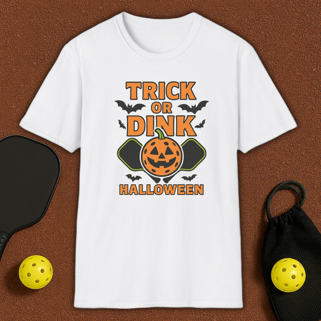 Trick Or Dink Haloween Pickleball T-Shirt