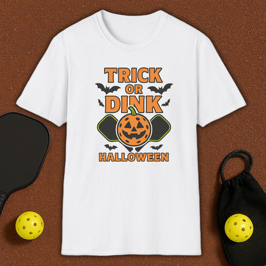 Trick Or Dink Haloween Pickleball T-Shirt