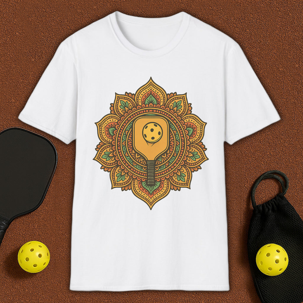 Colorflull Mandala Yoga Pickleball T-Shirt