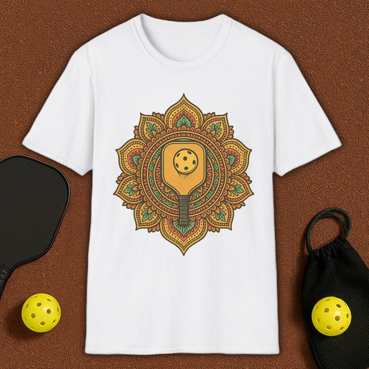 Colorflull Mandala Yoga Pickleball T-Shirt
