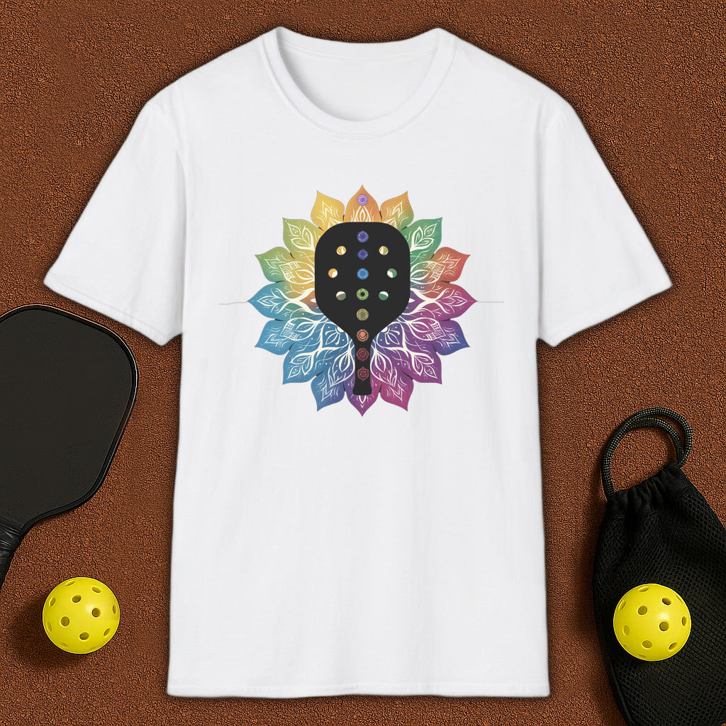 Meditaion Mandala Yoga Pickleball T-Shirt