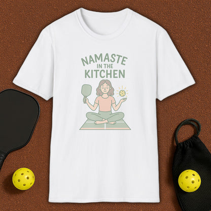 Namaste in the Kitchen Meditation Pickleball T-Shirt