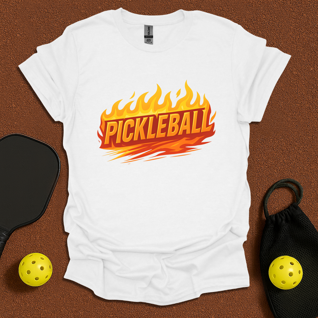 Pickleball Flames T-Shirt