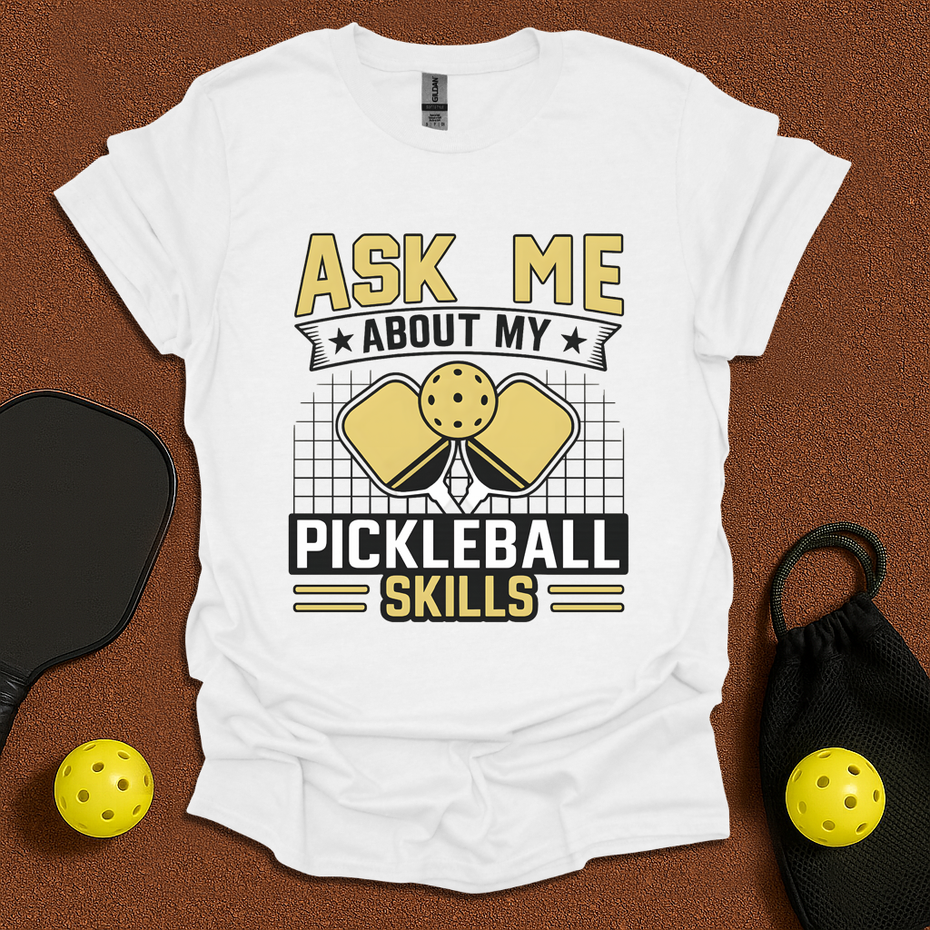 Ask Me about pickleball T-Shirt